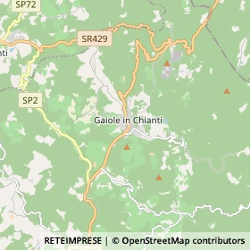 Mappa Gaiole in Chianti
