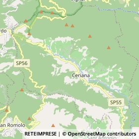 Mappa Ceriana