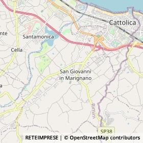 Mappa San Giovanni in Marignano