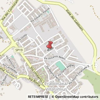 Mappa Via Donatello &, Via Raffaello, 09049 Villasimius SU, Italia, 09049 Villasimius, Cagliari (Sardegna)