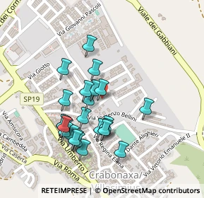 Mappa Via Donatello &, 09049 Villasimius CA, Italia (0.22)