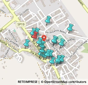 Mappa Via Antonio Diana, 09049 Villasimius CA, Italia (0.2035)
