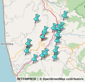 Mappa Via F.lli, 87034 Grimaldi CS, Italia (6.91824)