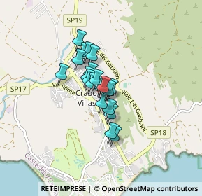 Mappa Via Vittorio Emanuele II, 09049 Villasimius CA, Italia (0.5335)