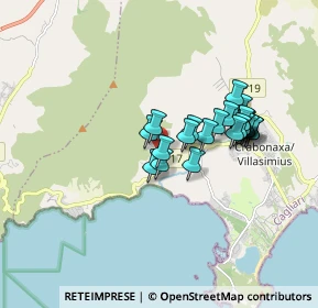 Mappa Via del Melangolo, 09049 Sinnai CA, Italia (1.55417)