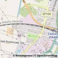 Mapa Cassano d'Adda
