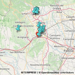 Mappa Viale S. Agostino, 36057 Arcugnano VI, Italia (12.53167)