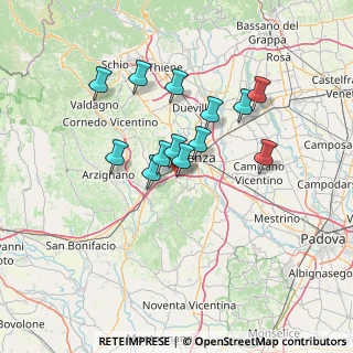Mappa Viale S. Agostino, 36057 Arcugnano VI, Italia (11.13077)