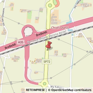 Mappa Via roccafranca, 25032 Chiari, Brescia (Lombardia)