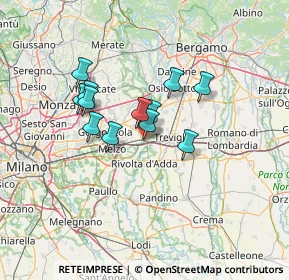 Mappa V.le Rimembranze, 20062 Cassano d'Adda MI, Italia (10.11833)