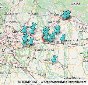 Mappa V.le Rimembranze, 20062 Cassano d'Adda MI, Italia (12.102)