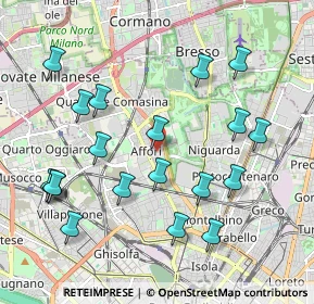 Mappa Via Chianciano, 20161 Milano MI, Italia (2.17211)