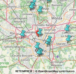 Mappa Via Chianciano, 20161 Milano MI, Italia (8.55143)