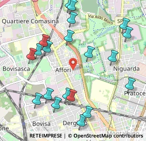 Mappa Via Chianciano, 20161 Milano MI, Italia (1.185)