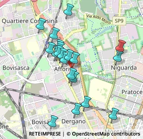 Mappa Via Chianciano, 20161 Milano MI, Italia (0.831)