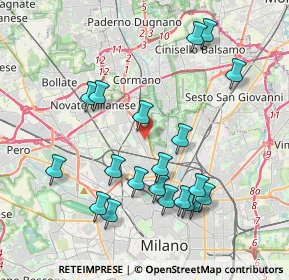 Mappa Via Chianciano, 20161 Milano MI, Italia (4.0725)