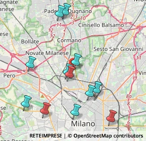 Mappa Via Chianciano, 20161 Milano MI, Italia (4.2425)