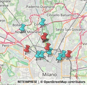 Mappa Via Chianciano, 20161 Milano MI, Italia (3.0275)