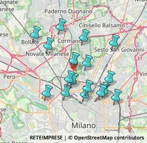 Mappa Via Chianciano, 20161 Milano MI, Italia (3.33706)