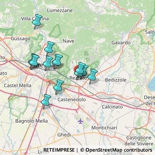 Mappa Via Gian Giacomo Chizzola, 25086 Rezzato BS, Italia (6.62714)