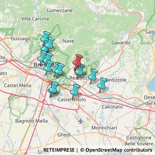 Mappa Via Gian Giacomo Chizzola, 25086 Rezzato BS, Italia (6.11933)