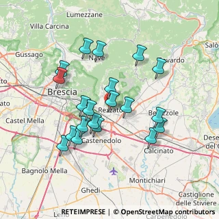 Mappa Via Gian Giacomo Chizzola, 25086 Rezzato BS, Italia (6.69)