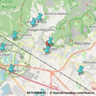 Mappa Via Gian Giacomo Chizzola, 25086 Rezzato BS, Italia (3.18545)