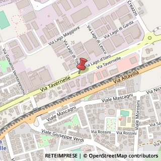 Mappa Via Tavernelle, 21, 36077 Altavilla Vicentina, Vicenza (Veneto)