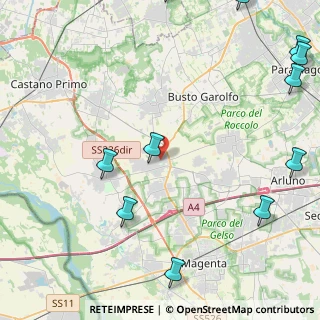 Mappa 20010 Inveruno MI, Italia (6.69167)