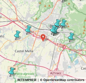 Mappa Traversa Quattordicesima Villaggio Sereno, 25125 Brescia BS, Italia (4.79636)