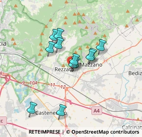 Mappa Via Alcide De Gasperi, 25086 Rezzato BS, Italia (2.72833)