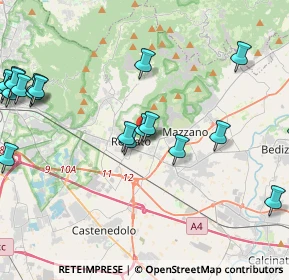 Mappa Via Alcide De Gasperi, 25086 Rezzato BS, Italia (5.3265)