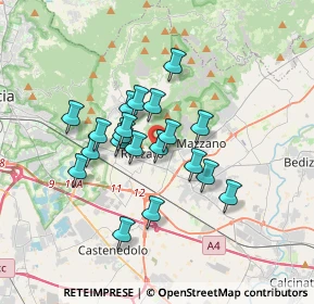 Mappa Via Alcide De Gasperi, 25086 Rezzato BS, Italia (2.6865)