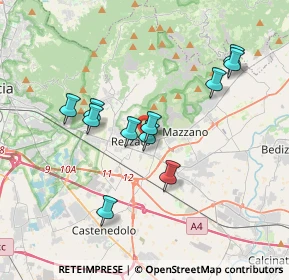 Mappa Via Alcide De Gasperi, 25086 Rezzato BS, Italia (3.26091)