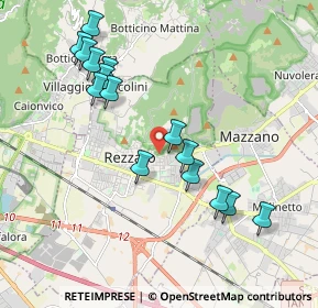 Mappa Via Alcide De Gasperi, 25086 Rezzato BS, Italia (1.98533)