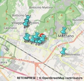 Mappa Via Alcide De Gasperi, 25086 Rezzato BS, Italia (1.39667)