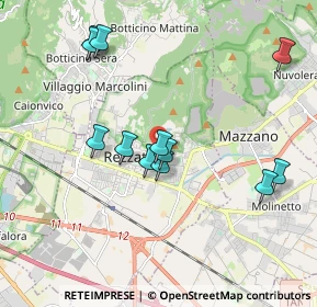 Mappa Via Alcide De Gasperi, 25086 Rezzato BS, Italia (1.87167)