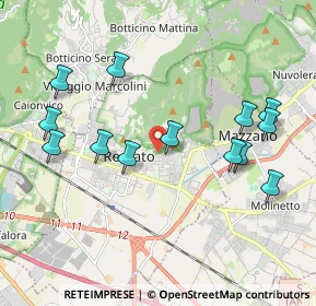 Mappa Via Alcide De Gasperi, 25086 Rezzato BS, Italia (2.07615)