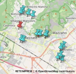 Mappa Via Alcide De Gasperi, 25086 Rezzato BS, Italia (2.04375)