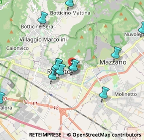 Mappa Via Alcide De Gasperi, 25086 Rezzato BS, Italia (2.00083)