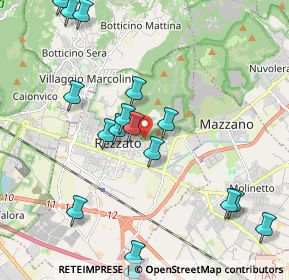 Mappa Via Alcide De Gasperi, 25086 Rezzato BS, Italia (2.6015)