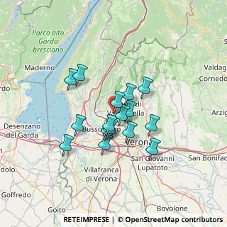 Mappa Via Guglielmo Marconi, 37029 San Pietro In Cariano VR, Italia (10.27375)