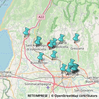 Mappa Via Guglielmo Marconi, 37029 San Pietro In Cariano VR, Italia (7.44)