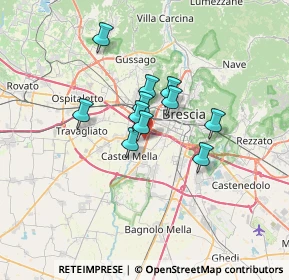 Mappa Via Achille Grandi, 25125 Brescia BS, Italia (4.49091)