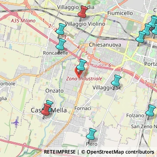 Mappa Via Achille Grandi, 25125 Brescia BS, Italia (3.21857)