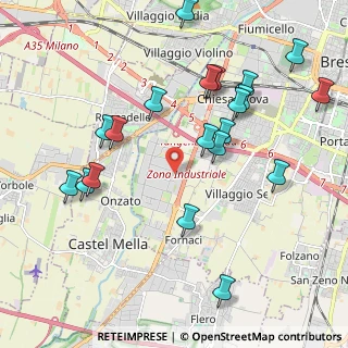 Mappa Via Achille Grandi, 25125 Brescia BS, Italia (2.224)