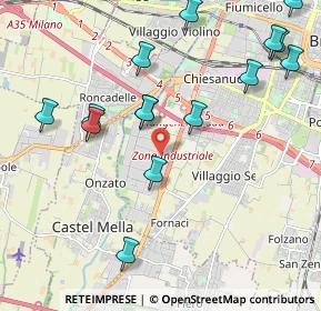 Mappa Via Achille Grandi, 25125 Brescia BS, Italia (2.45938)