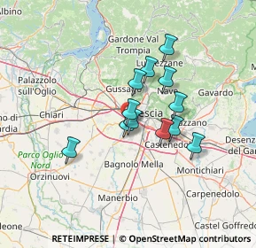 Mappa Via Achille Grandi, 25125 Brescia BS, Italia (9.9675)