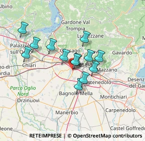 Mappa Via Achille Grandi, 25125 Brescia BS, Italia (10.66692)