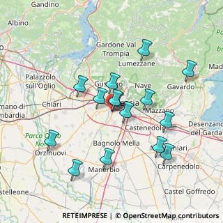 Mappa Via Achille Grandi, 25125 Brescia BS, Italia (13.72)